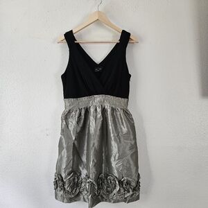 Silver & Black Cocktail Dress size 10